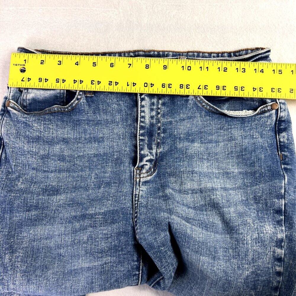 Judy Blue Jeans Womens 11/30 Blue Skinny Fit Acid Wash Stretch Denim JB88158 - Picture 8 of 13